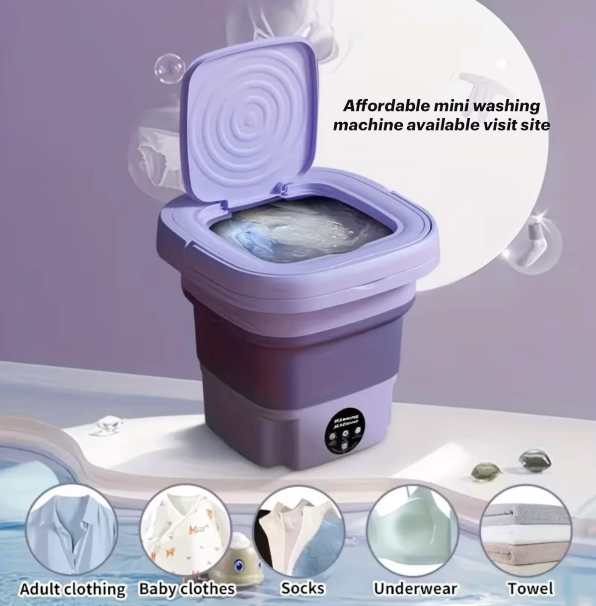 Portable Mini Washing Machine
