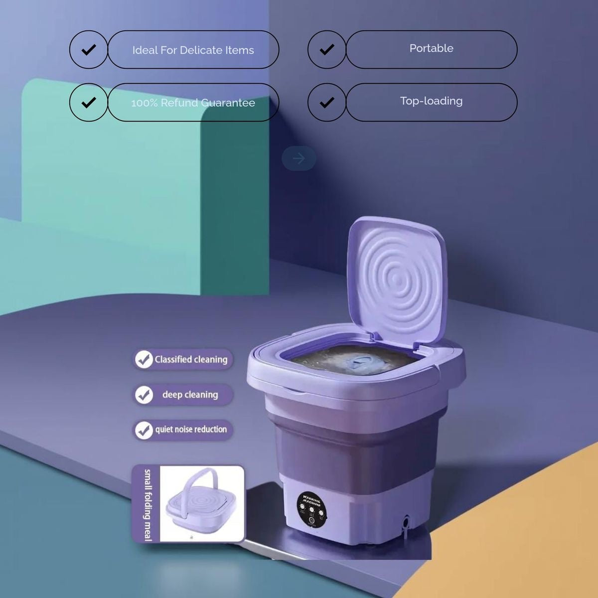 Portable Mini Washing Machine