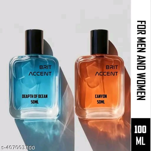 BRIT ACCENT Premium Long-Lasting Perfume for Men & Women – 50ML | Fresh & Elegant Everyday Fragrance